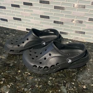 Womens size 7 Black Crocs